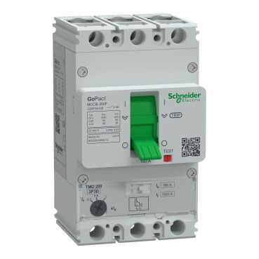 3X160A. 36kA Termik Manyetik Şalter Go Pact