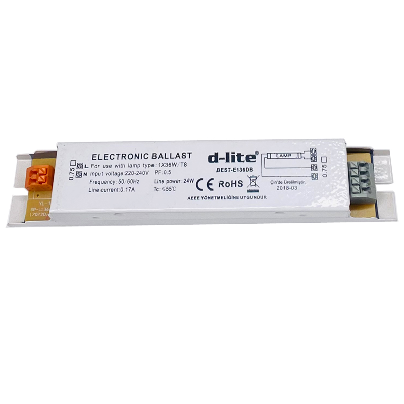 1X36W Elektronik Balast