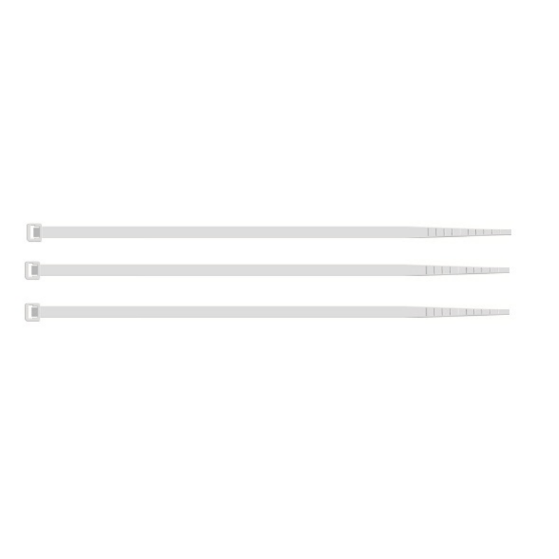 100x2,5 Mm  Beyaz  Kablo Bağı