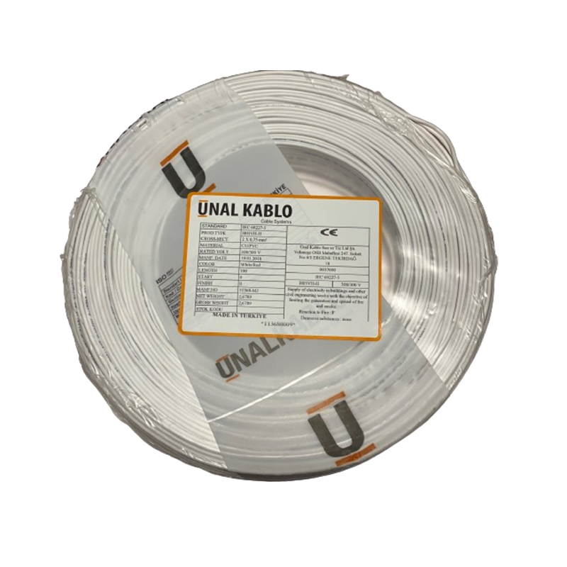 2X0,75MM²  Kodlu Yassı Kordon