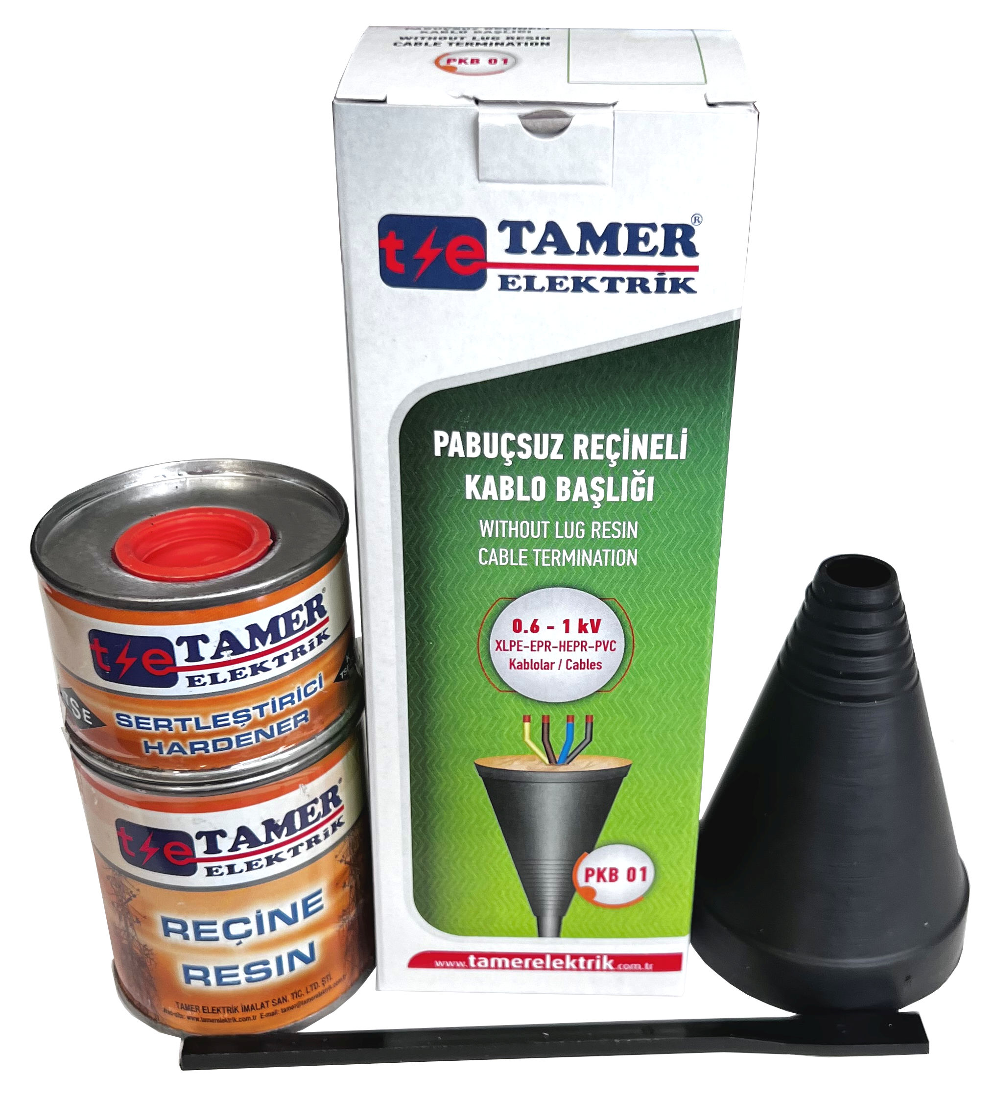 2X1,5-3X50+25 Pabuçsuz Kablo Başlığı 0,6-1KV