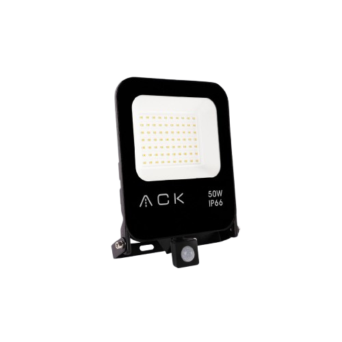 50W Sensörlü Led Projektör 6500K