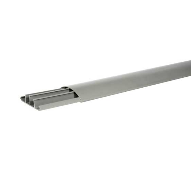 75X20 Gri Pvc Döşeme Üstü Kablo Kanalı