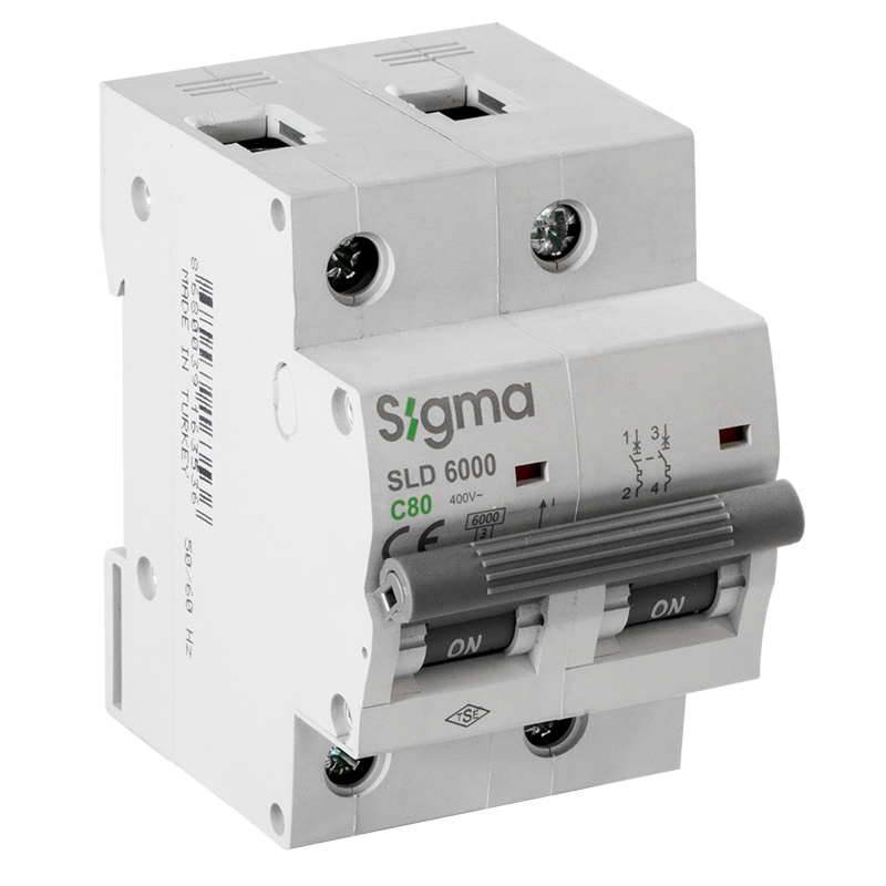 SLD6000 6KA 2P C80 Otomatik Sigorta