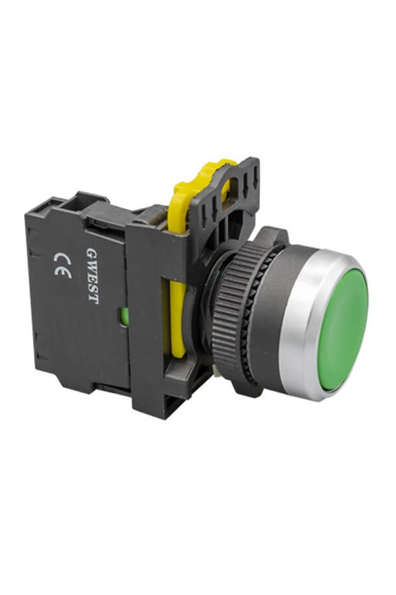 Stop Mantar Buton 22mm Kırmızı