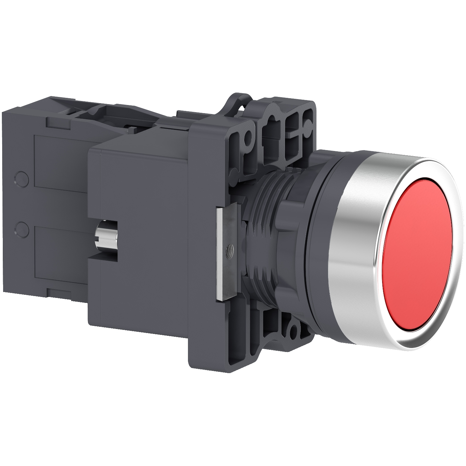 Ledli Kırmızı Yaylı Stop Buton 1Nk 230V
