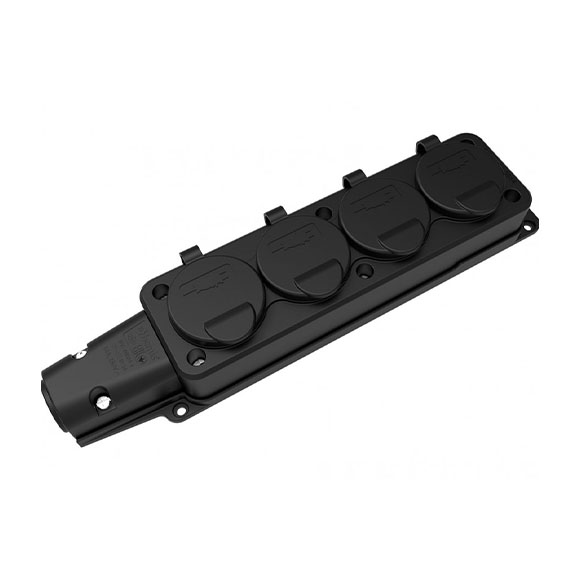 1x16A 2P+E 200/250V Dörtlü Grup Priz