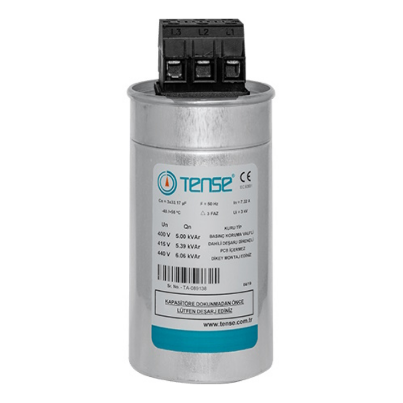 1.5 KVAR/400V Trifaze Kondansatör