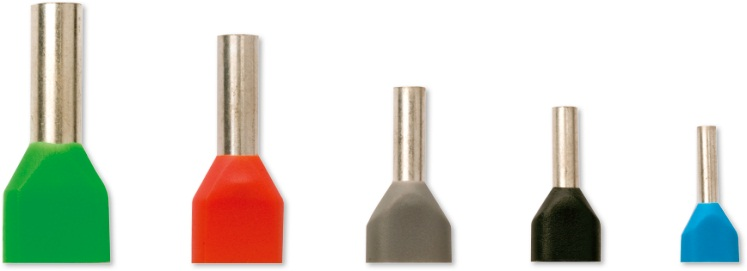 2X0,75Mm İzoleli  Çift Girişli Yüksük 500Ad